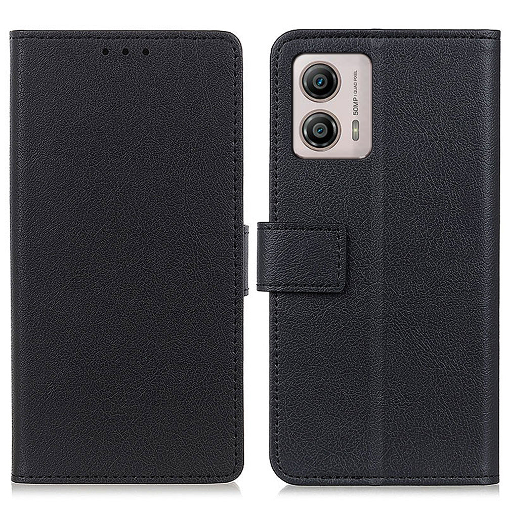 Cell Phone Stand Case for Motorola Moto G53 5G G13 4G G23 4G Anti-scratch Textured Leather Wallet Cover Cell Phone Stand Case for Motorola Moto G53 5G G13 4G G23 4G Anti-scratch Textured Leather Wallet Cover